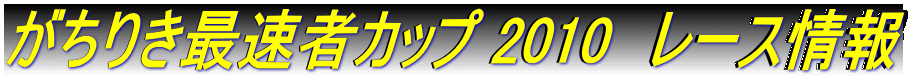 �����肫�ő��҃J�b�v 2010�@���[�X��� 